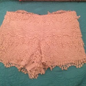 Lace shorts