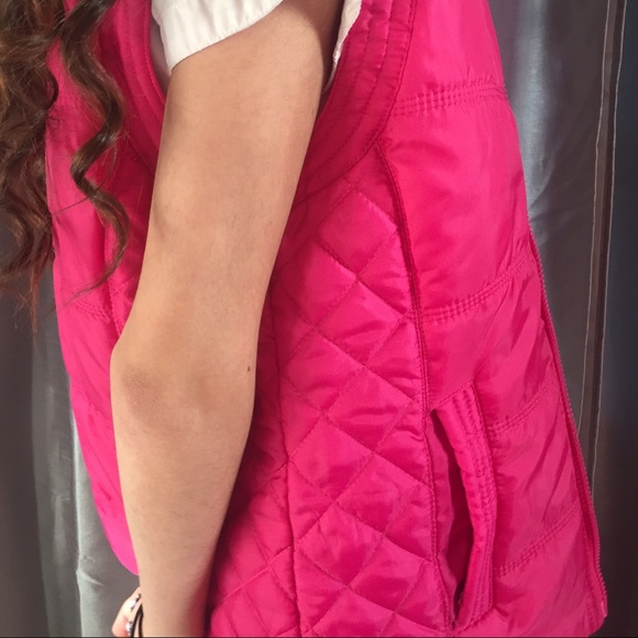 Pink Puffy Vest! - Picture 3 of 3