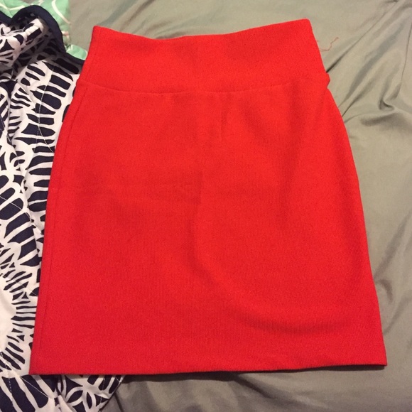Red skirt