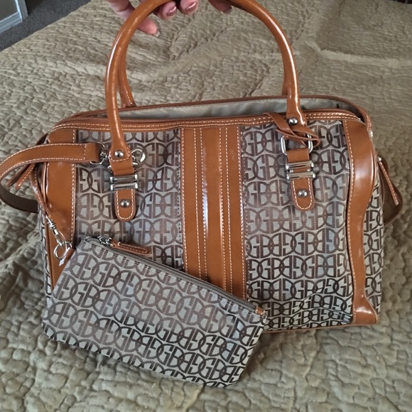 Gianni Bernini shoulder and top handle purse