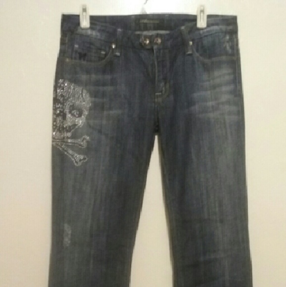 Anoname Swarovski crystal jeans