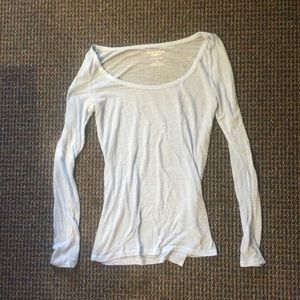 American Eagle light blue, long sleeve top
