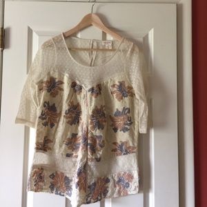 Anthropologie Meadow Rue blouse. Size M.