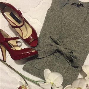 Brytni red patent leather pumps