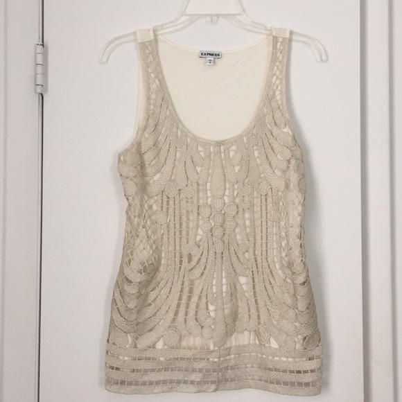 Express Shimmery Tank Top