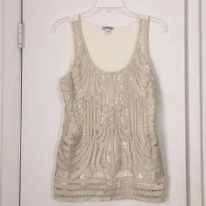 Express Shimmery Tank Top