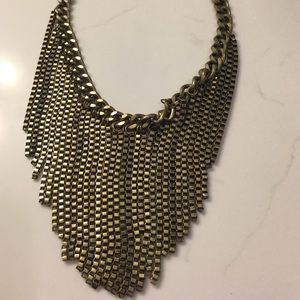 Chain statement necklace