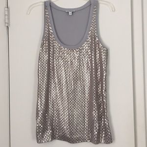 Sequined Tank Top