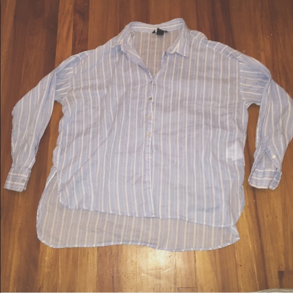 H&M botton down blouse - Picture 1 of 3