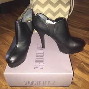 Brand New in Box JLO Black Booties