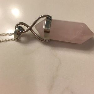 Rock pendant necklace