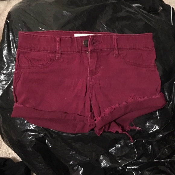 Maroon shorts