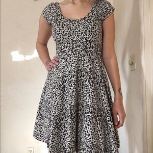 Patterned Mini Dress
