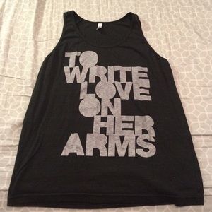 two write love on her arms tank