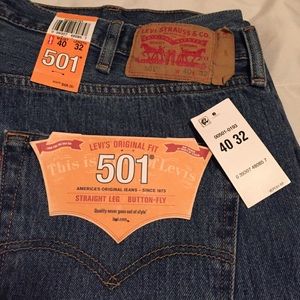 Levi's men jean's 501. Bran New