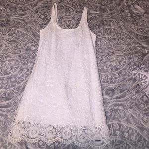 White lace dress