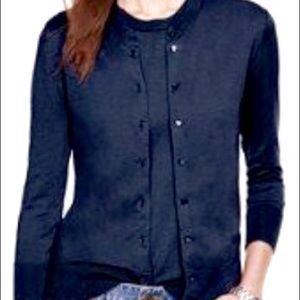 J. Crew navy "Jackie" cardigan