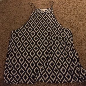H&M black and white tank top.