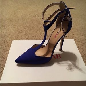 JustFab Cobalt blue pumps