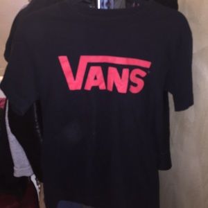 Red and black Vans Tee