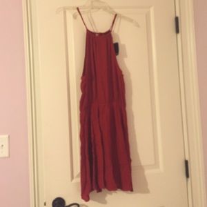 Forever 21 dark red dress.