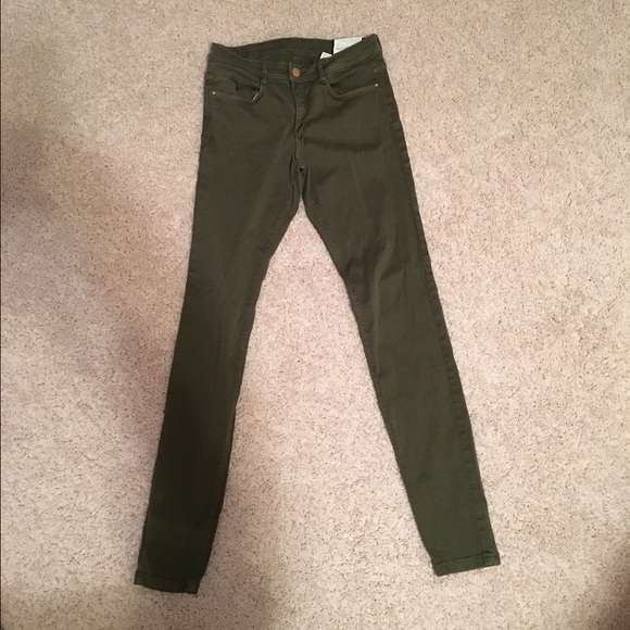 Dark green skinny jeans - Picture 1 of 3