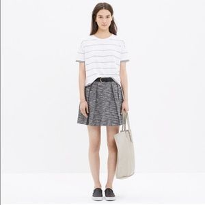 Madewell Countdown Skirt in tweed