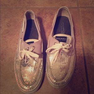 Sequin Sperry Boat Shoes