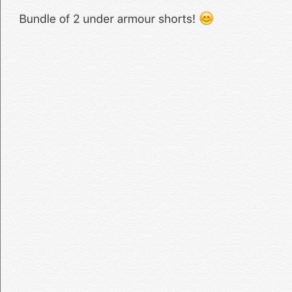 Under armour shorts