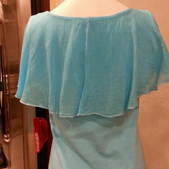 Barbara Lesser ruffle top - Picture 3 of 3
