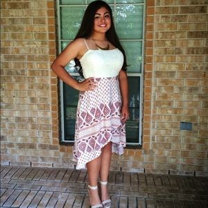 Strapless summer dress