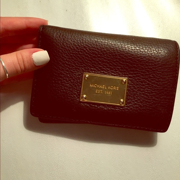 Michael Kors Handbags - Authentic Michael Kors Black Leather Wallet