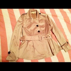 Tan satin Jacket