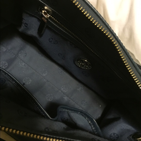 Tory Burch Robinson Middy Satchel - Night Sky - Picture 2 of 4