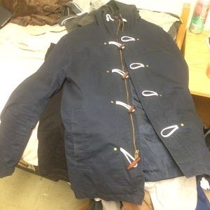Navy 21MEN toggle jacket