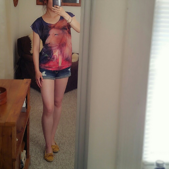 Digital overall printing tshirt Lion Leo Girl - Picture 3 of 3