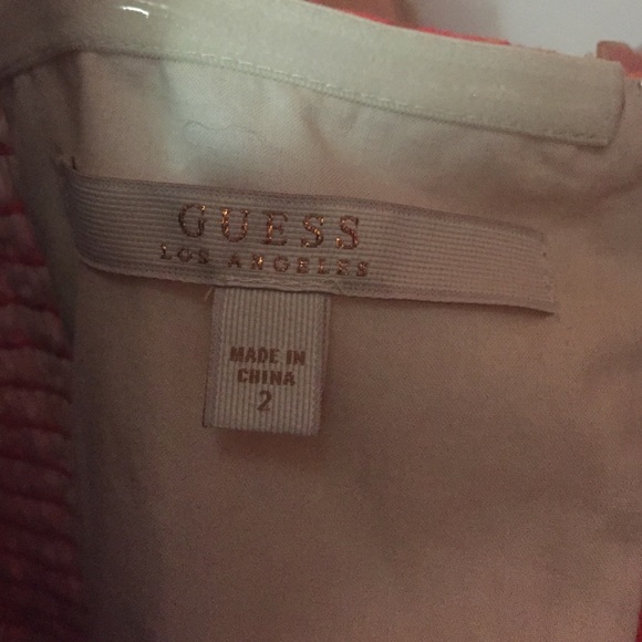 NWOT Lacy coral floral summer dress - Picture 3 of 3