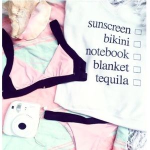 Wildfox Couture Weekend Trip Slouchy Tank Top