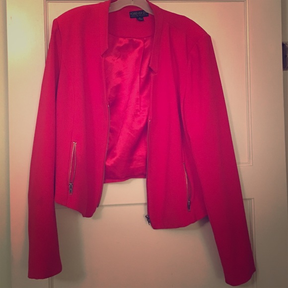 Red blazer