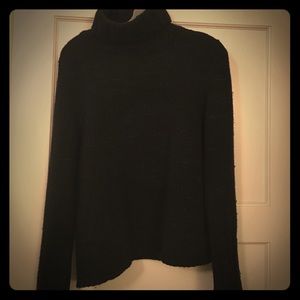 Black turtle neck sweater