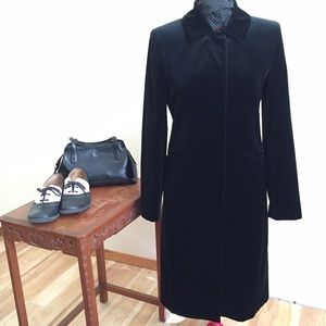 luxe velvet overcoat
