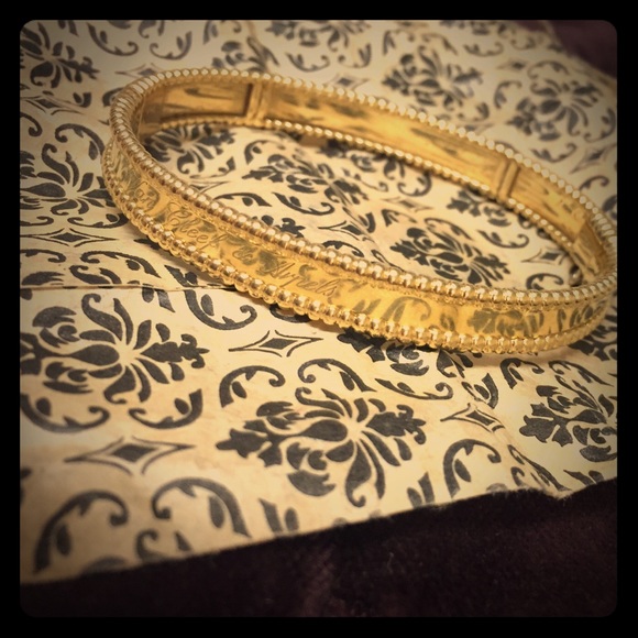Van Cleef And Arpels yellow gold Perlee bracelet