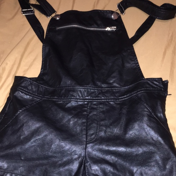 Leather Romper - Picture 1 of 1