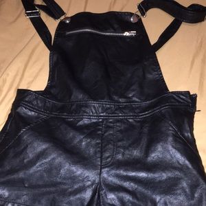 Leather Romper