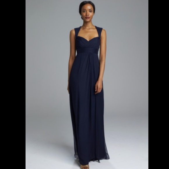 Amsale bridesmaid dress in vanilla - Picture 4 of 5