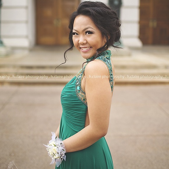 Sherri Hill Prom Dress, Emerald Green!