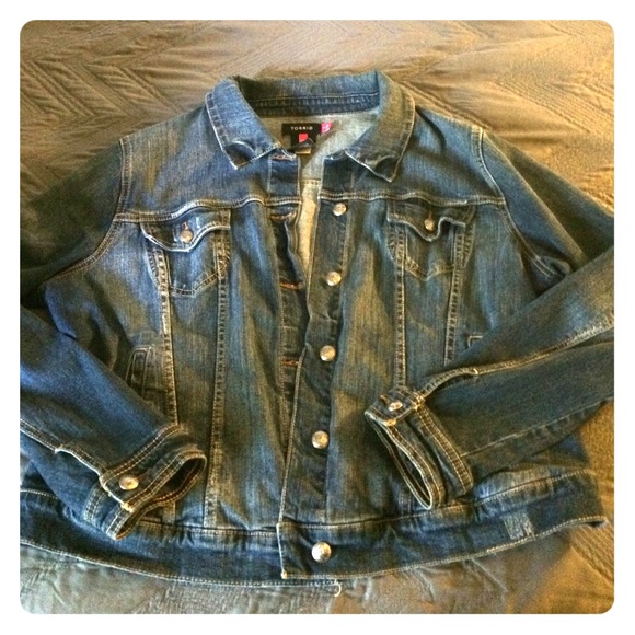 Torrid jean jacket.