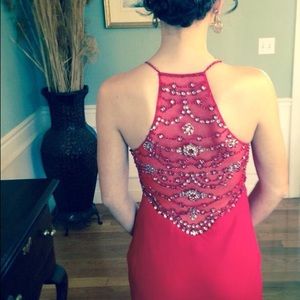 Red Prom dress