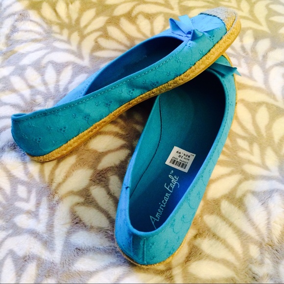 American Eagle by Payless Shoes - NWT Gorg Blue Flats 🆕🔆