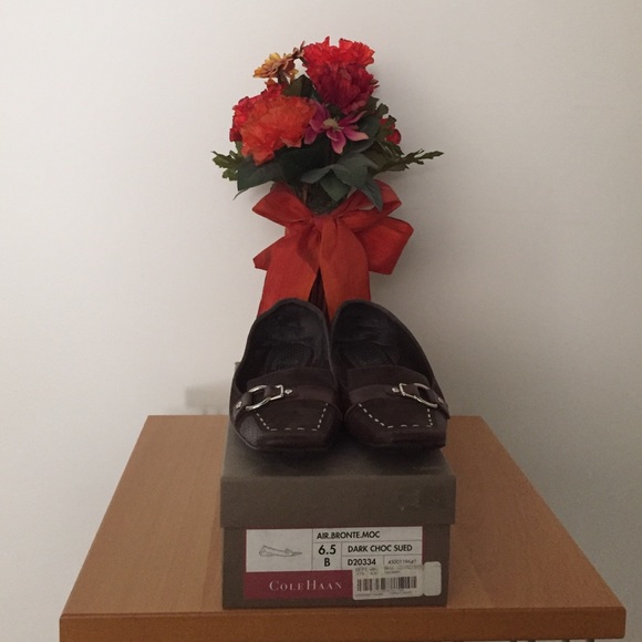 Cole Haan Dark Chocolate Suede Moc